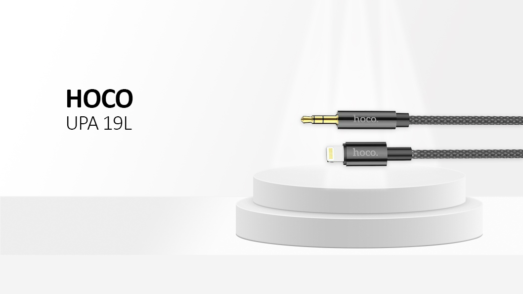 UPA19 digital audio conversion cable for iP Black
