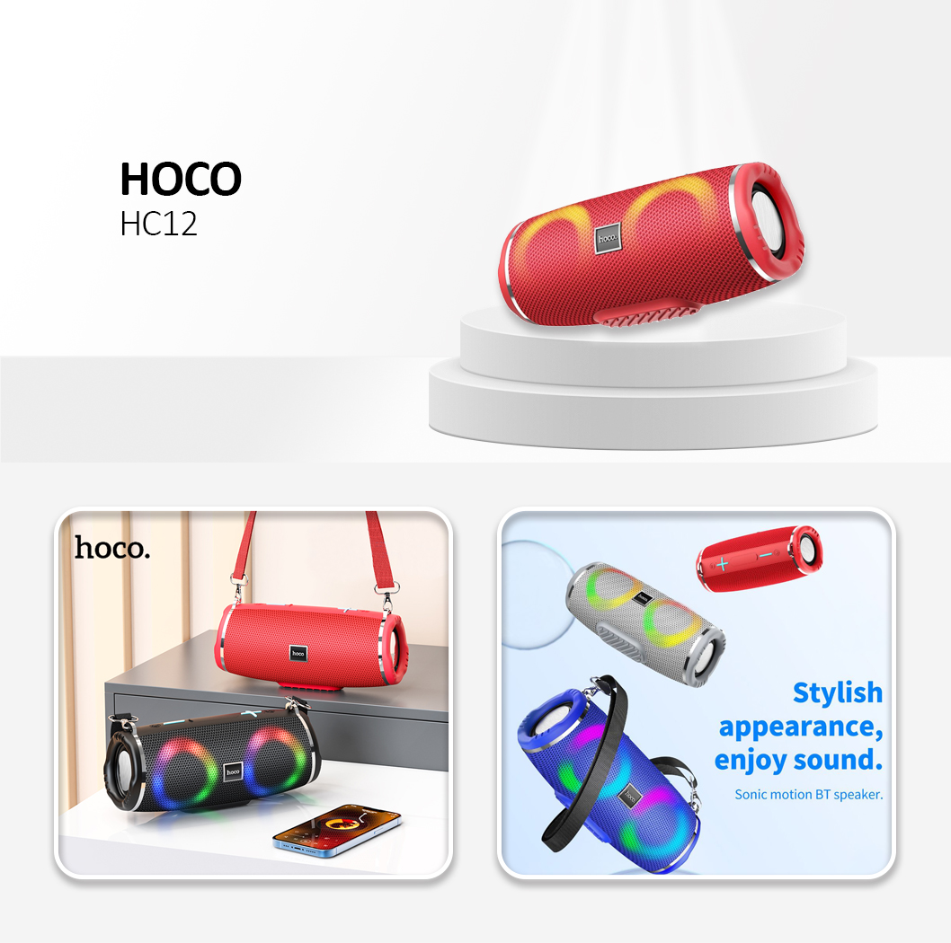 Hoco HC12 Sports BT Speaker Red