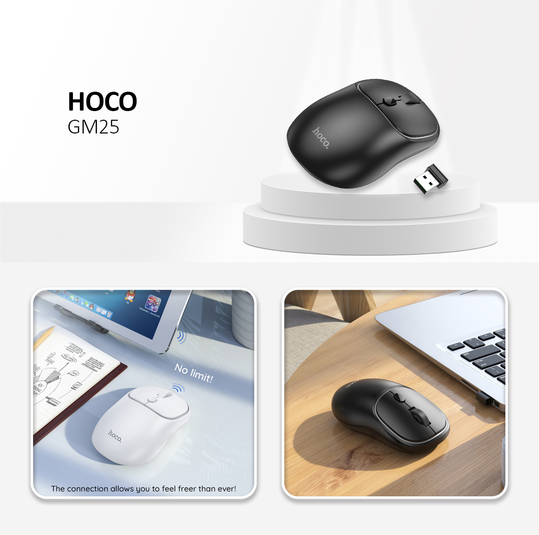 GM25 Royal dual-mode wireless mouse Black