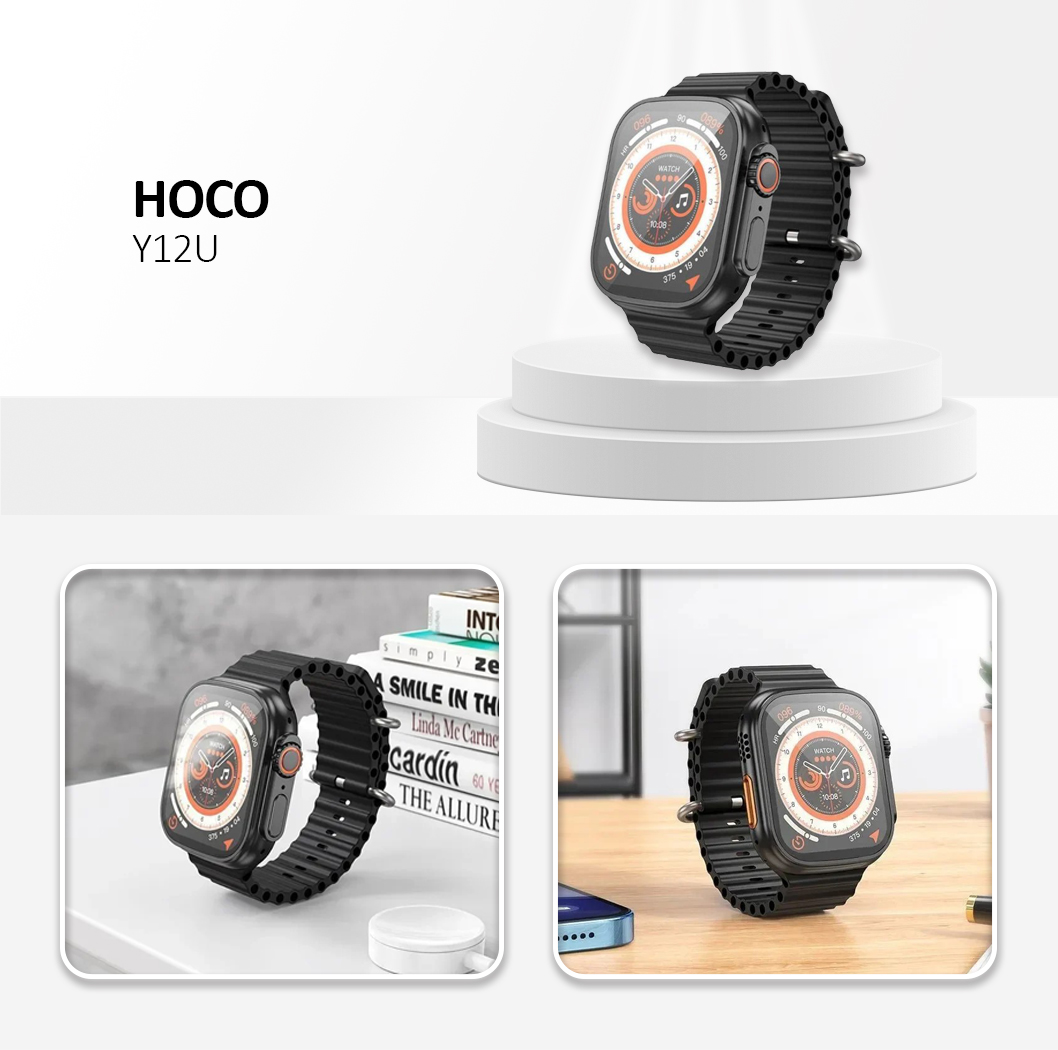 Y12 Ultra Smart Sports Watch (call version) Black