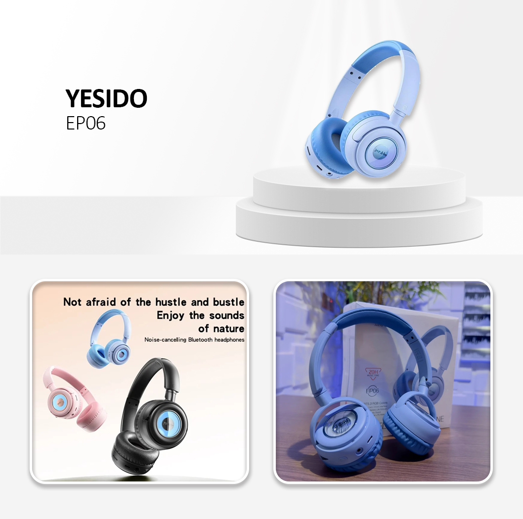 Child Wireless Headset Blue