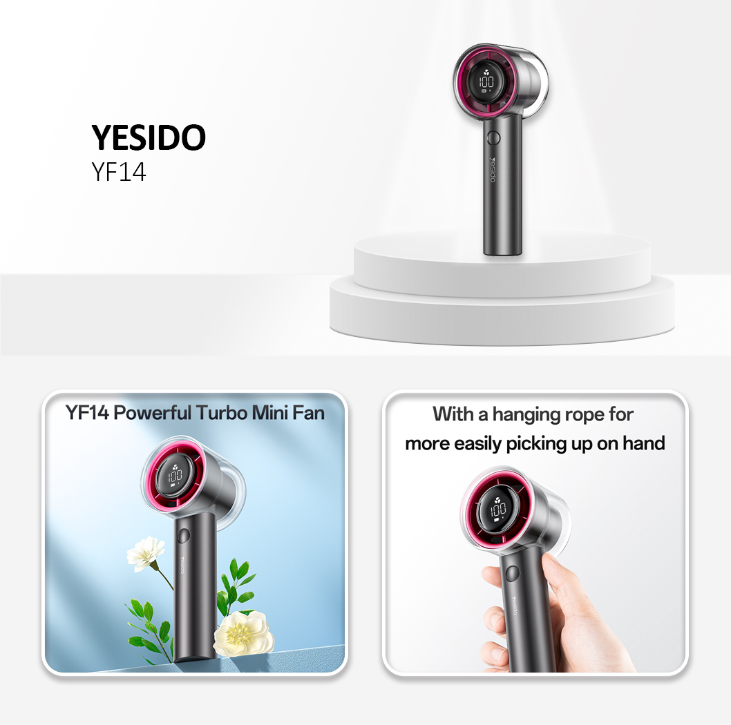 TURBO MINI FAN YF14 BLACK