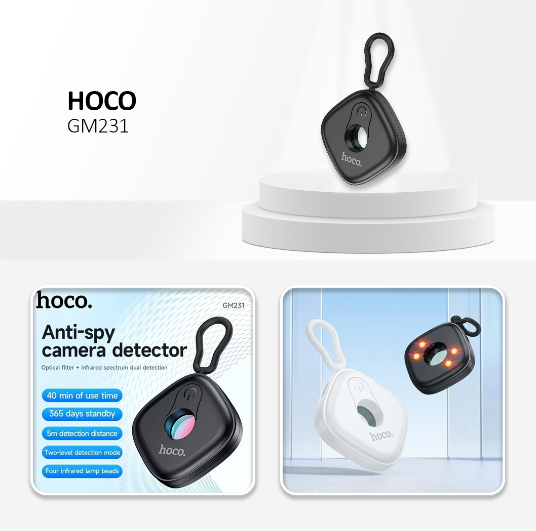 HOCO anti-spy camera detector GM231 Black