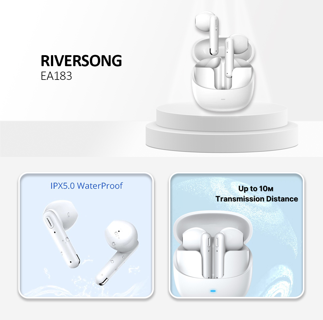 Riversong Airfly L1 TWS Earbuds White