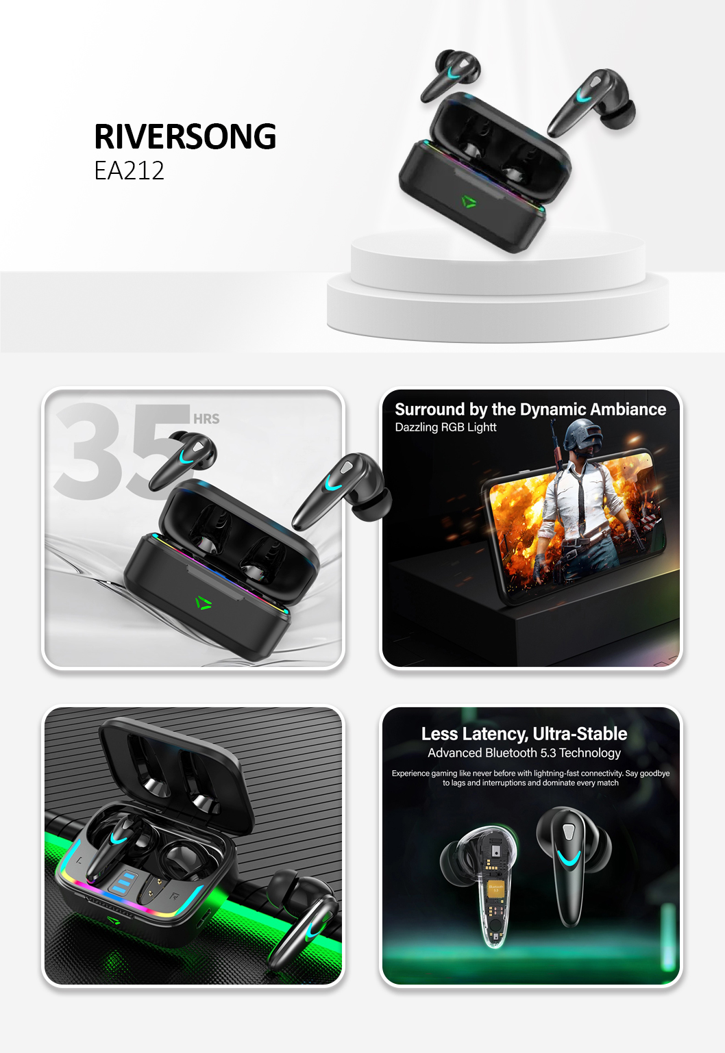 YOGA G3 TWS Earbuds Black