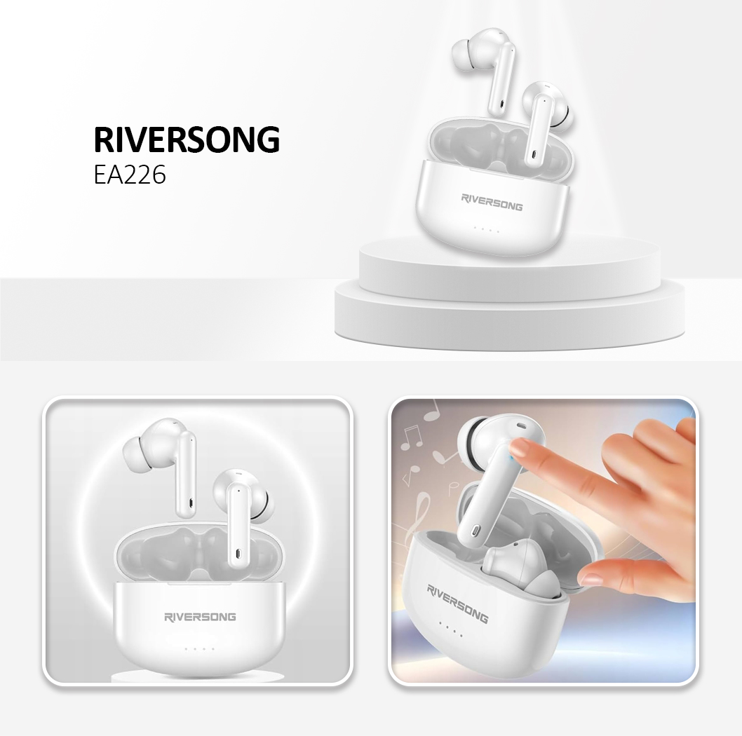 Airfly L8 TWS Earbuds White