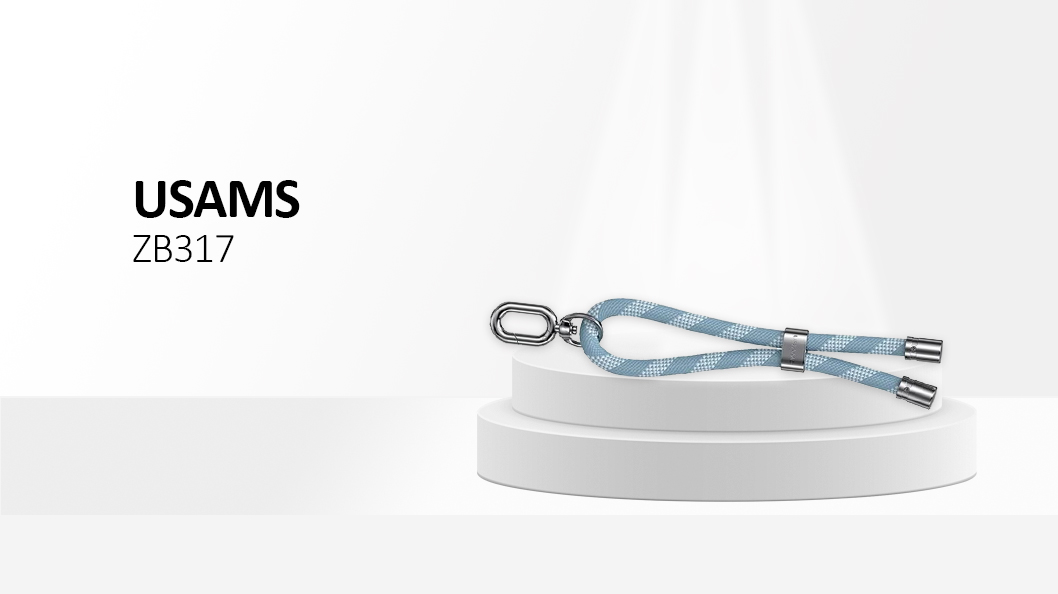 USAMS ZB317 34cm Phone Lanyard-Blue
