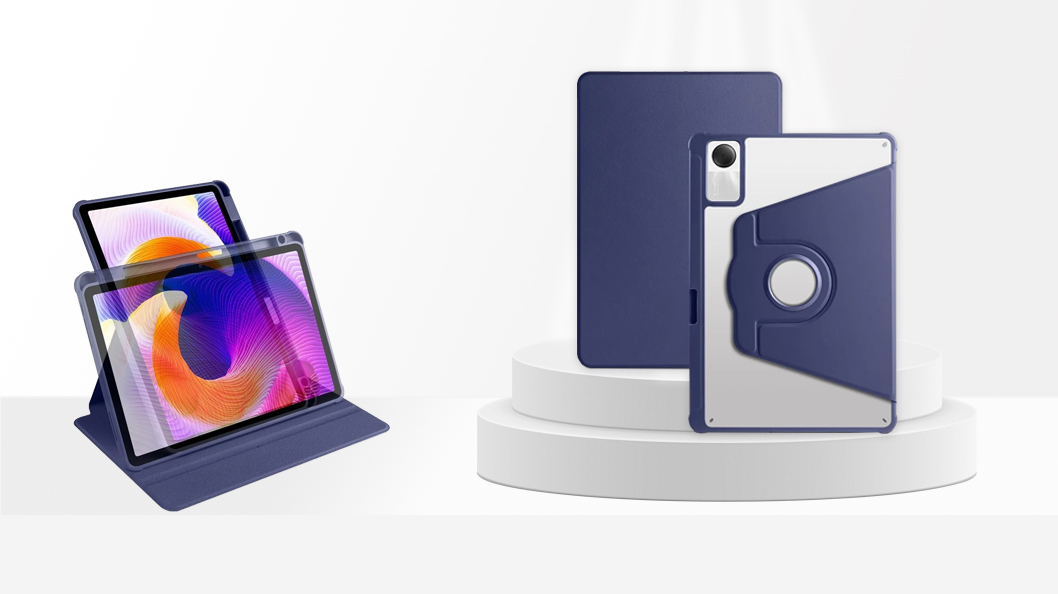 For Xiaomi Redmi Pad SE Stand Tablet Cover Blue