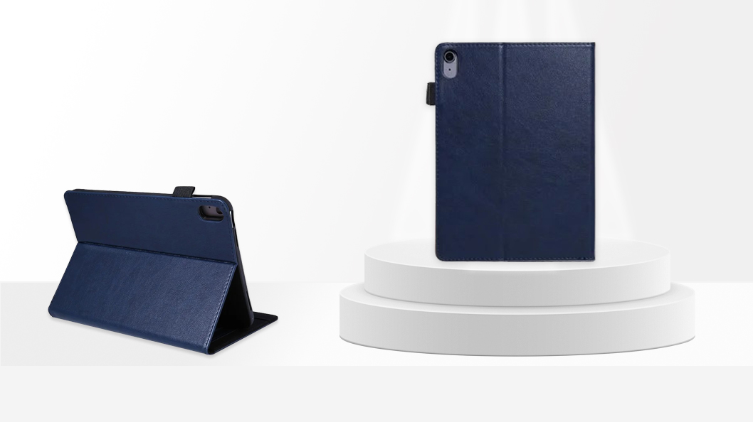 Tablet Flip Cover Case with Pens Holder For iPad 10.9 BLUE