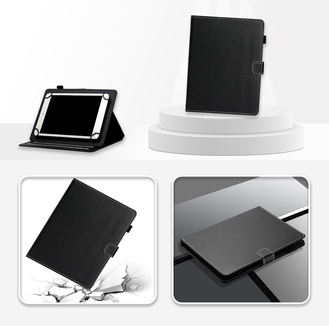 Universal 10'' Tablet Cover Case Card Holder - Black