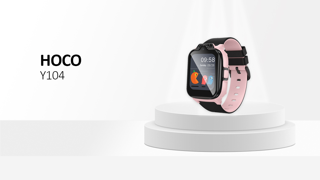 HOCO smartwatch for kids with call function  4G Y101 pink