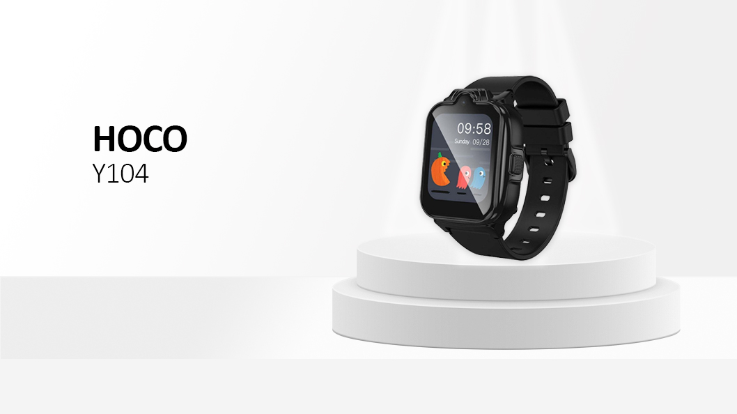 HOCO smartwatch for kids with call function  4G Y101 Black