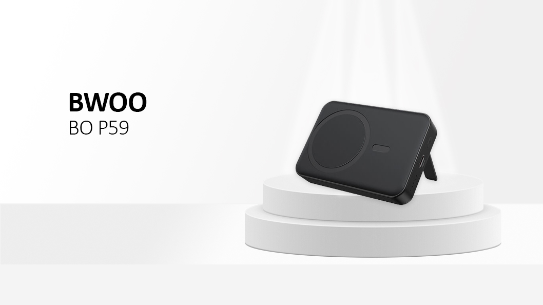 BWOO 20W 10000 mAh Power Bank, Black
