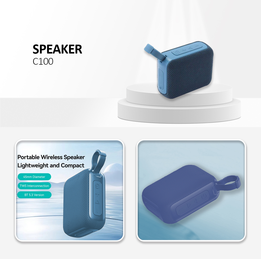 Wireless Speaker C100 5W Blue