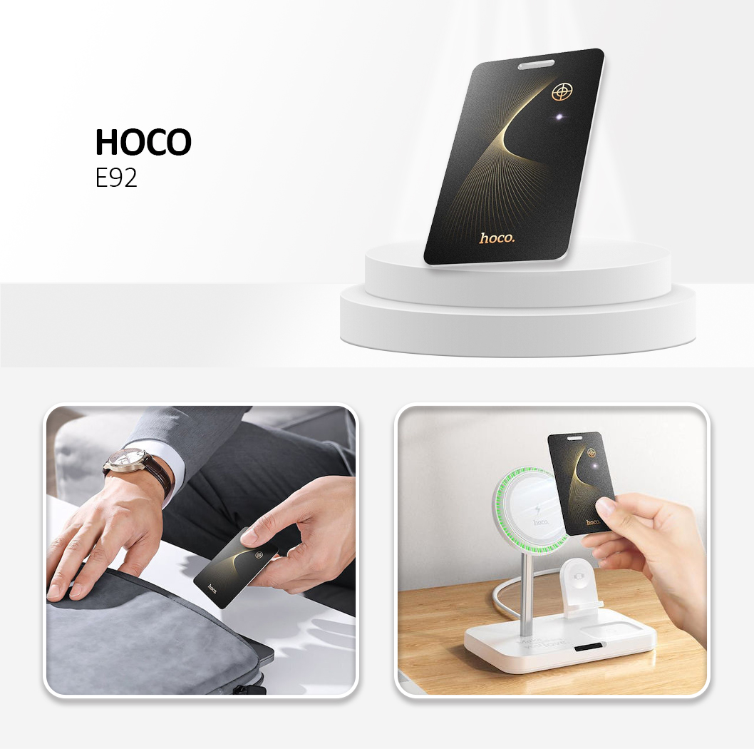 Hoco Intelligent Positioning Anti-Lost Device Card Shape Black