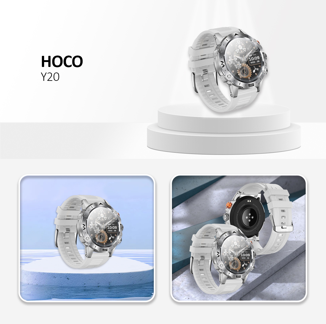 Hoco Smartwatch With Call Function Y20 Silver