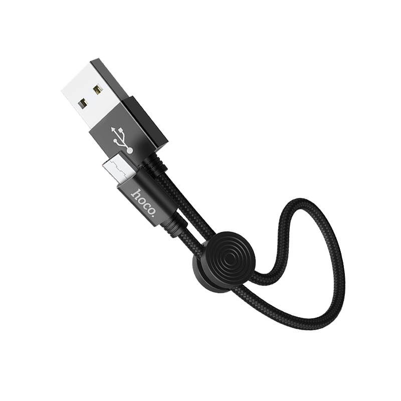 Hoco USB Cable Premium X35 Micro USB 0.25m Black