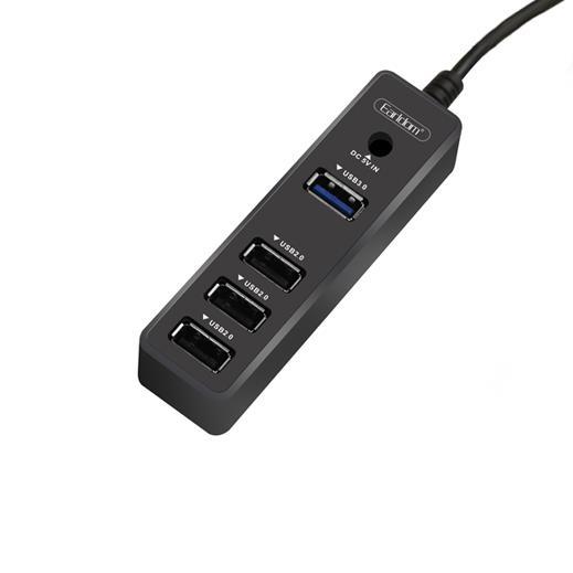 HUB07 Support 2TB Hdd 4Usb Port Black