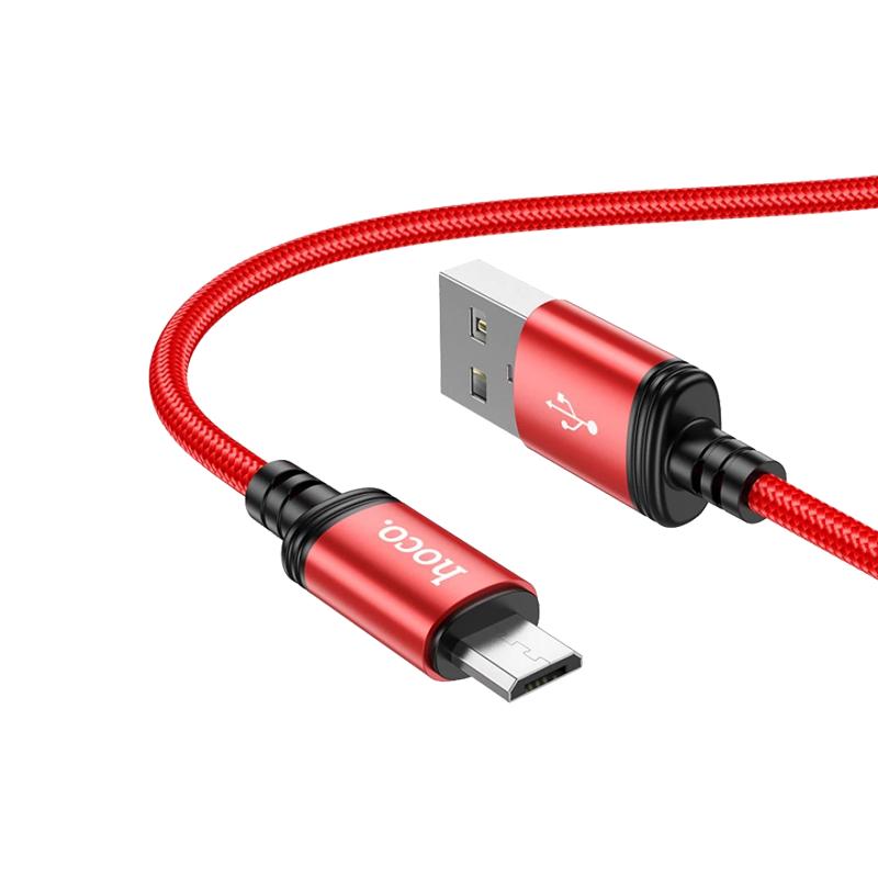HOCO USB Cable - X14 2A micro USB 1m black and red