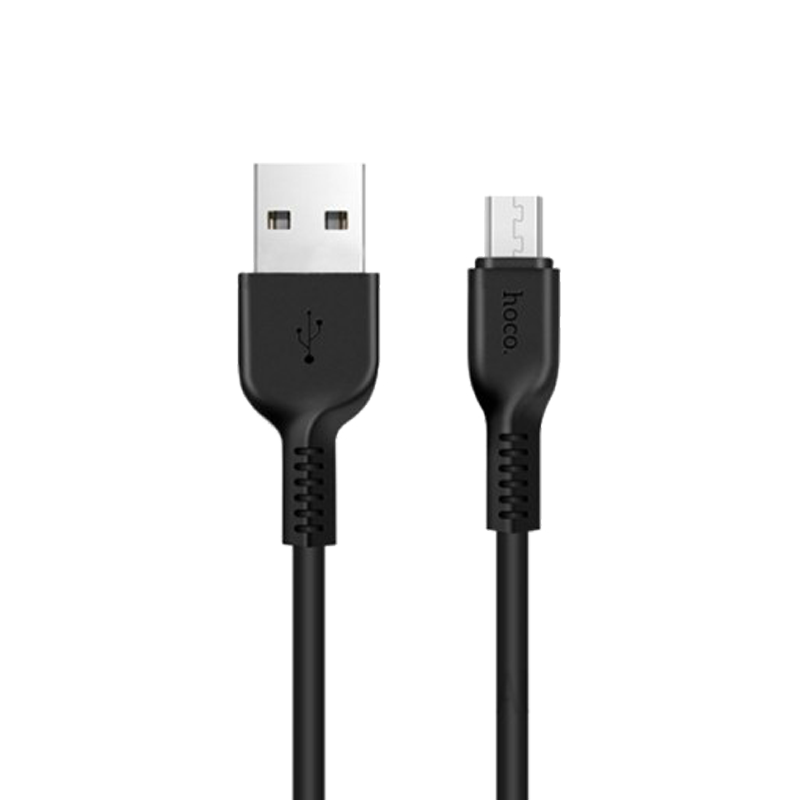 Hoco USB Cable - Flash X20 Micro USB 1m Black