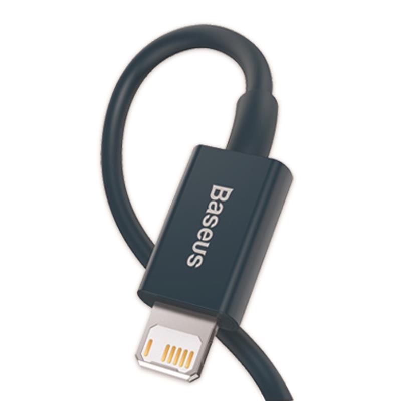 A03 Fast Charging Data Cable 1m Lightning Blue