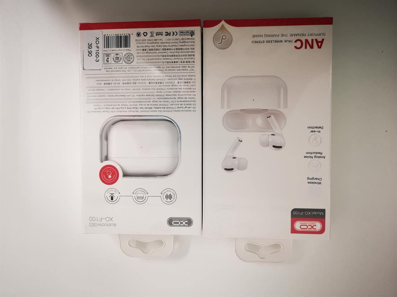 F100 Bluetooth earphone White