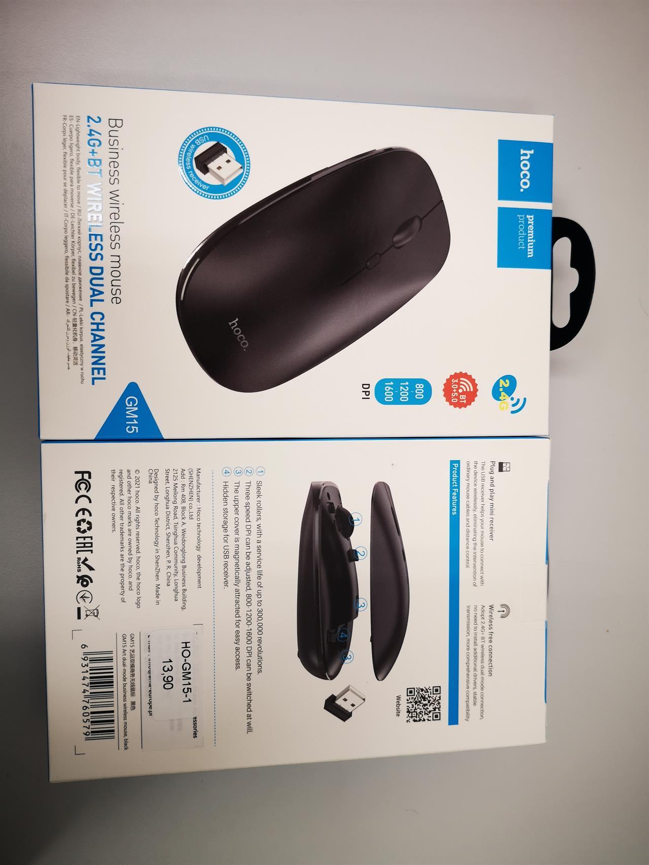 GM15 wireless mouse two-mode ART black