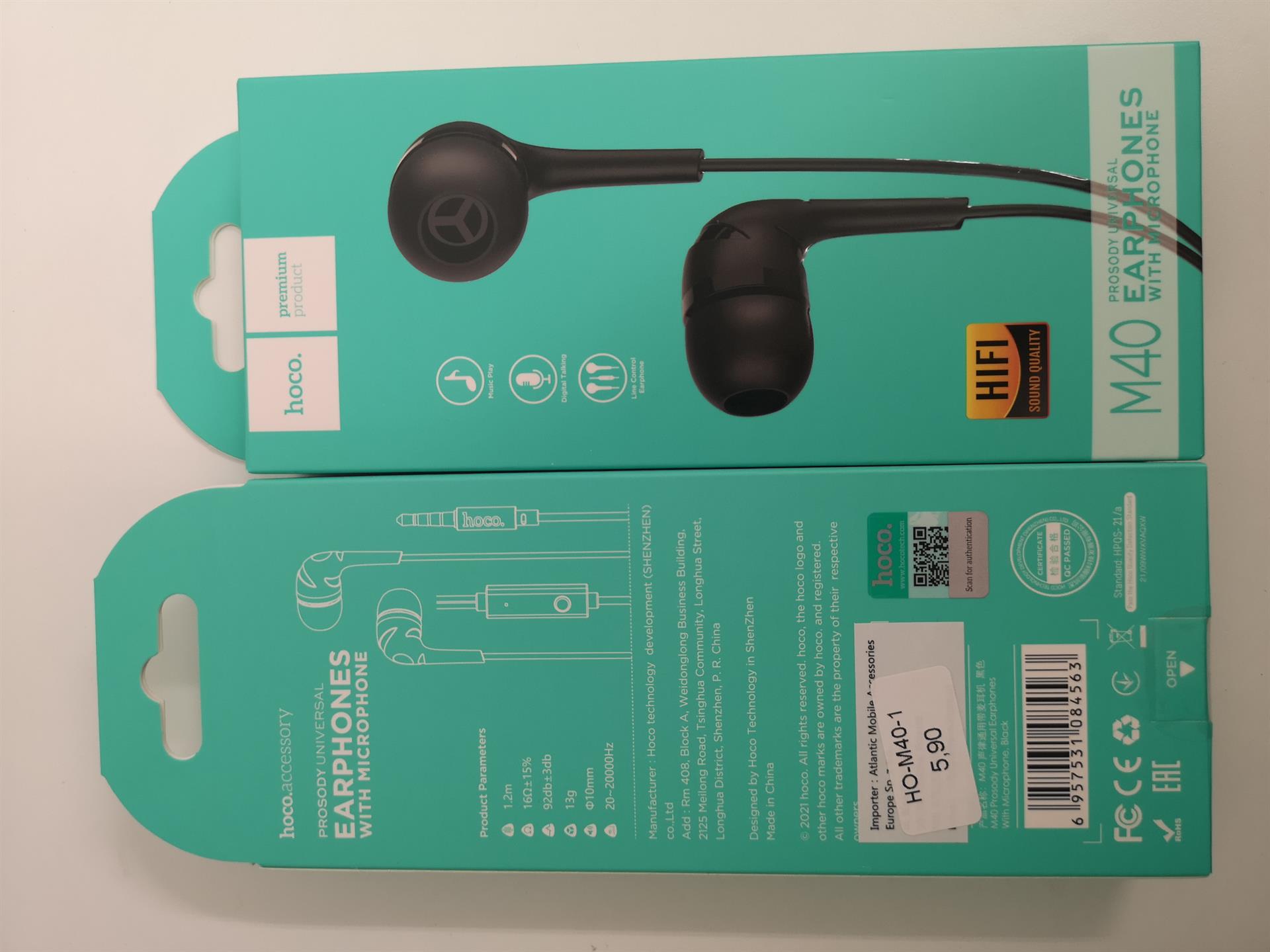 M40 Earphones Prosody Black