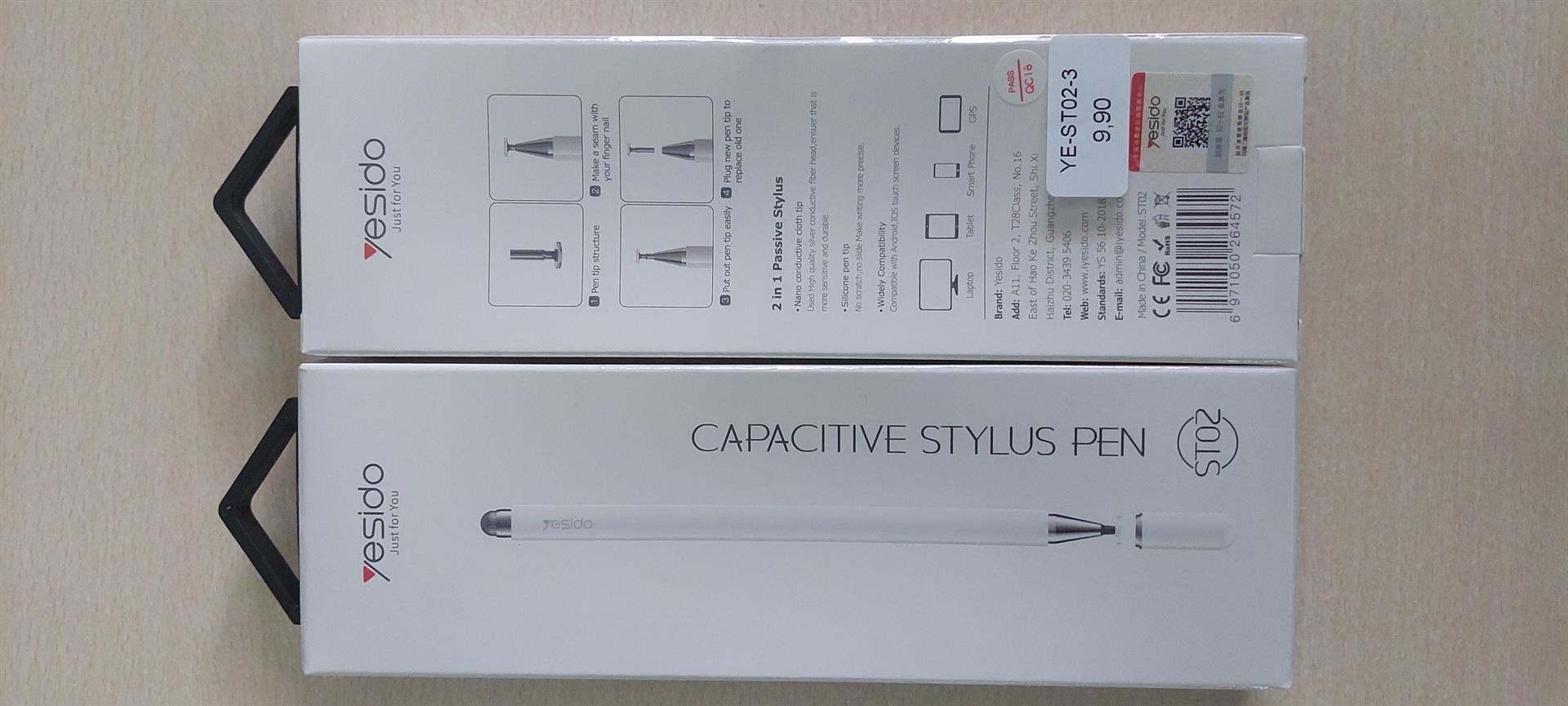 ST02 Caracitive Stylus Pen White