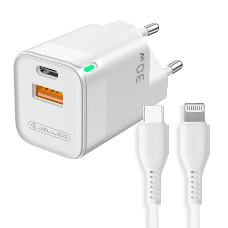 Charger suit C44+B1 Type-c to Lightning white