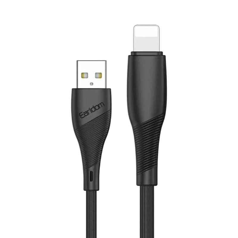 EC-163C Fast Charger Cable Lightning 25cm Black