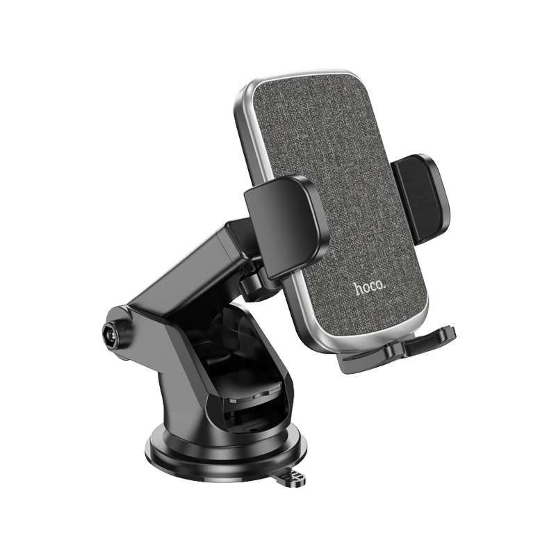 Hoco CA95 Polaris Push-Type Telescopic Suction Cup Car Holder Black