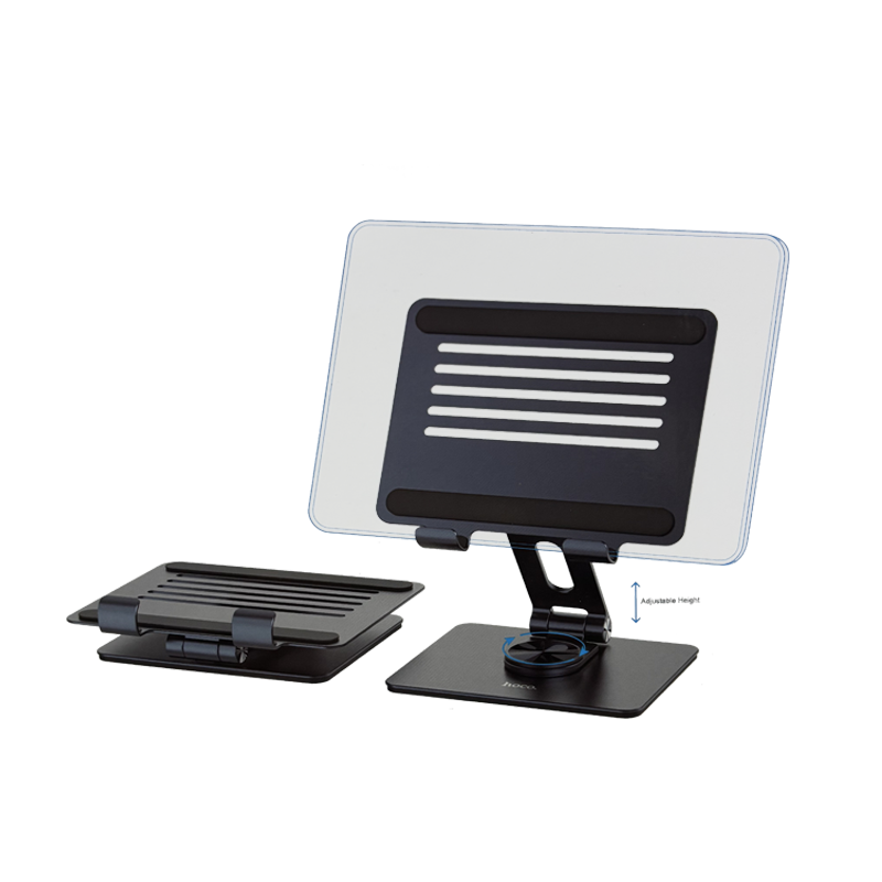 Hoco PH52 Might Metal Rotating Tablet Desktop Holder Gray