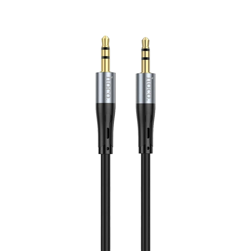 UPA22 AUX silicone audio cable Black