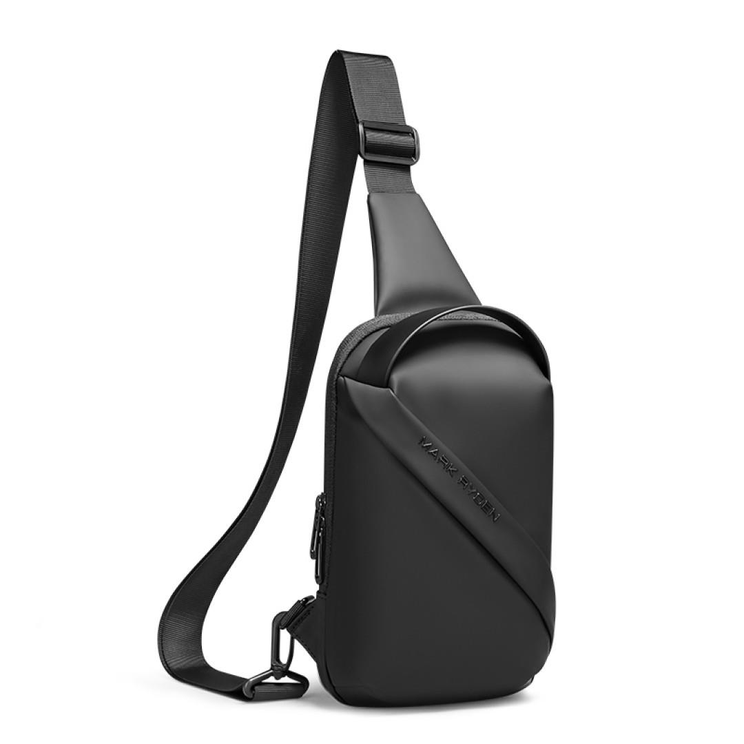 MR8518 Waterproof Men's Sling Bag Black