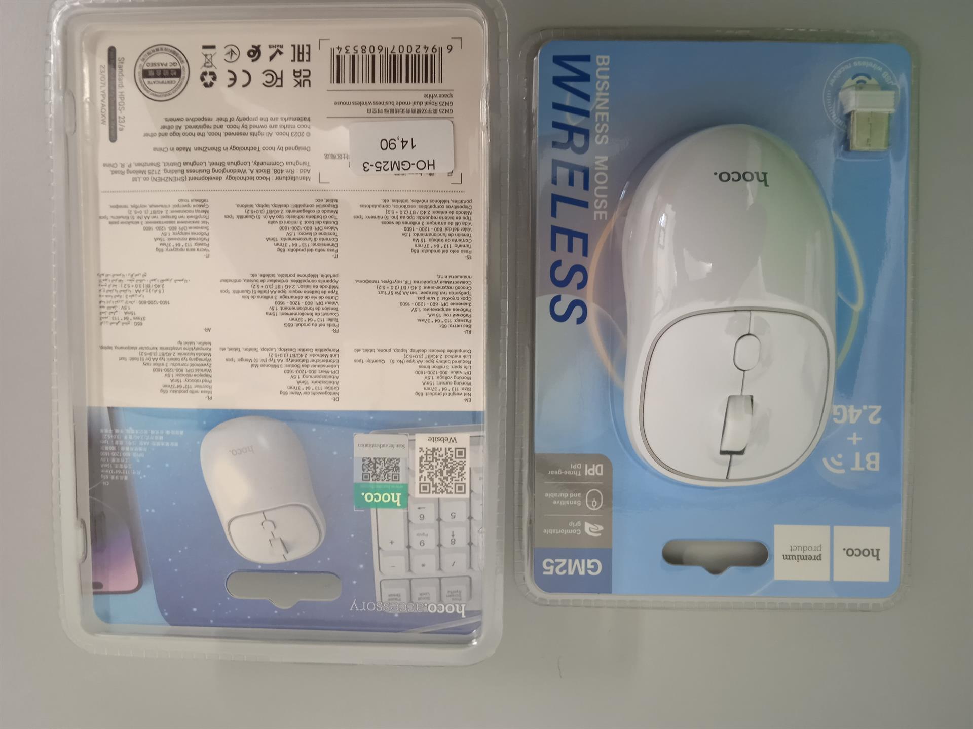 GM25 Royal dual-mode wireless mouse White