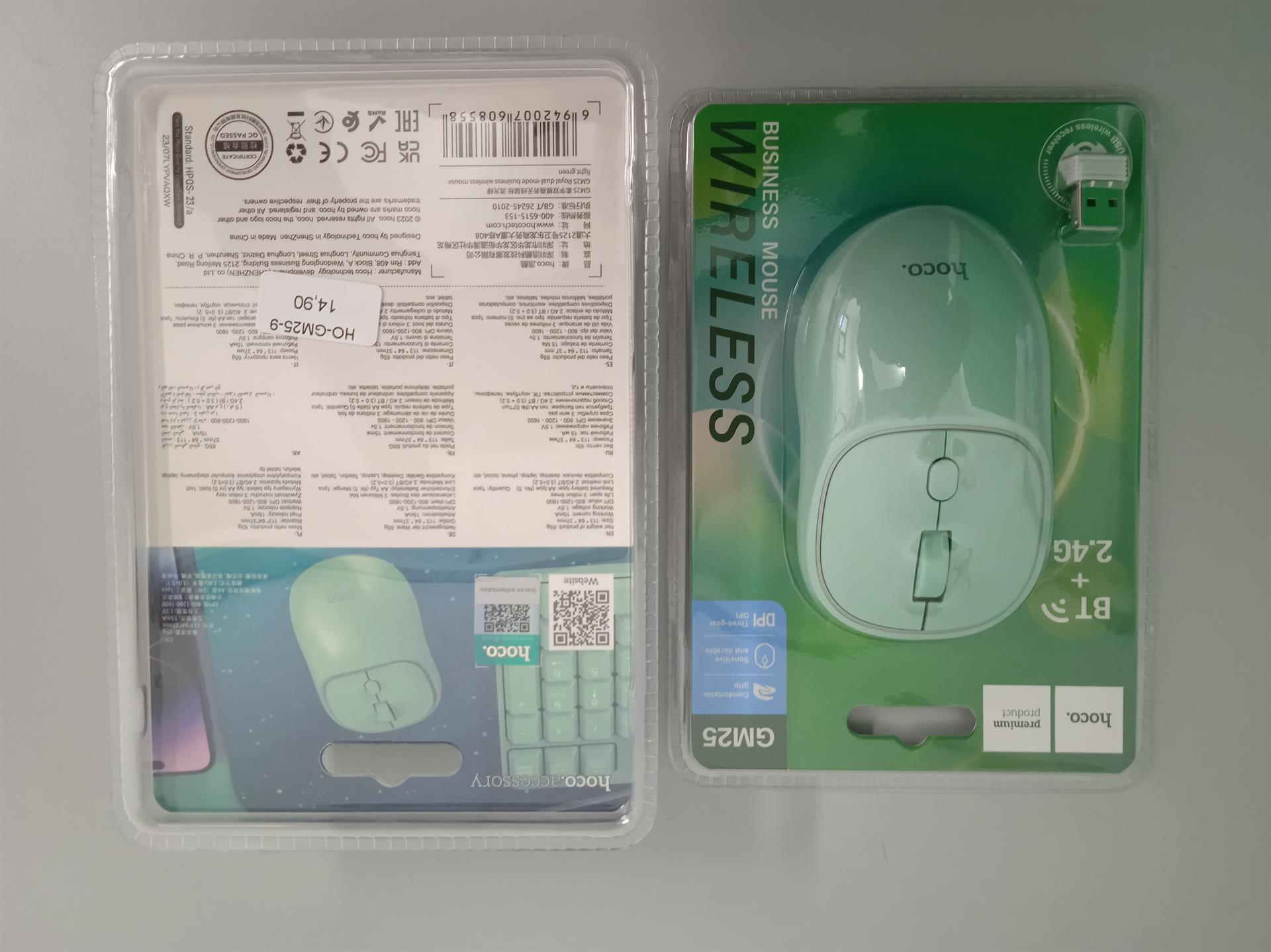 GM25 Royal dual-mode wireless mouse Green