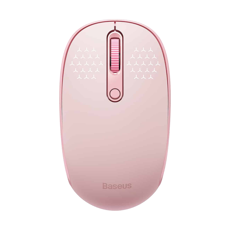 KF2315830 Baseus - Wireless Mouse Tri-Mode F01B (B01055503413-00) - Bluetooth 5.0, 2.4G, 1600 DPI - Baby Pink