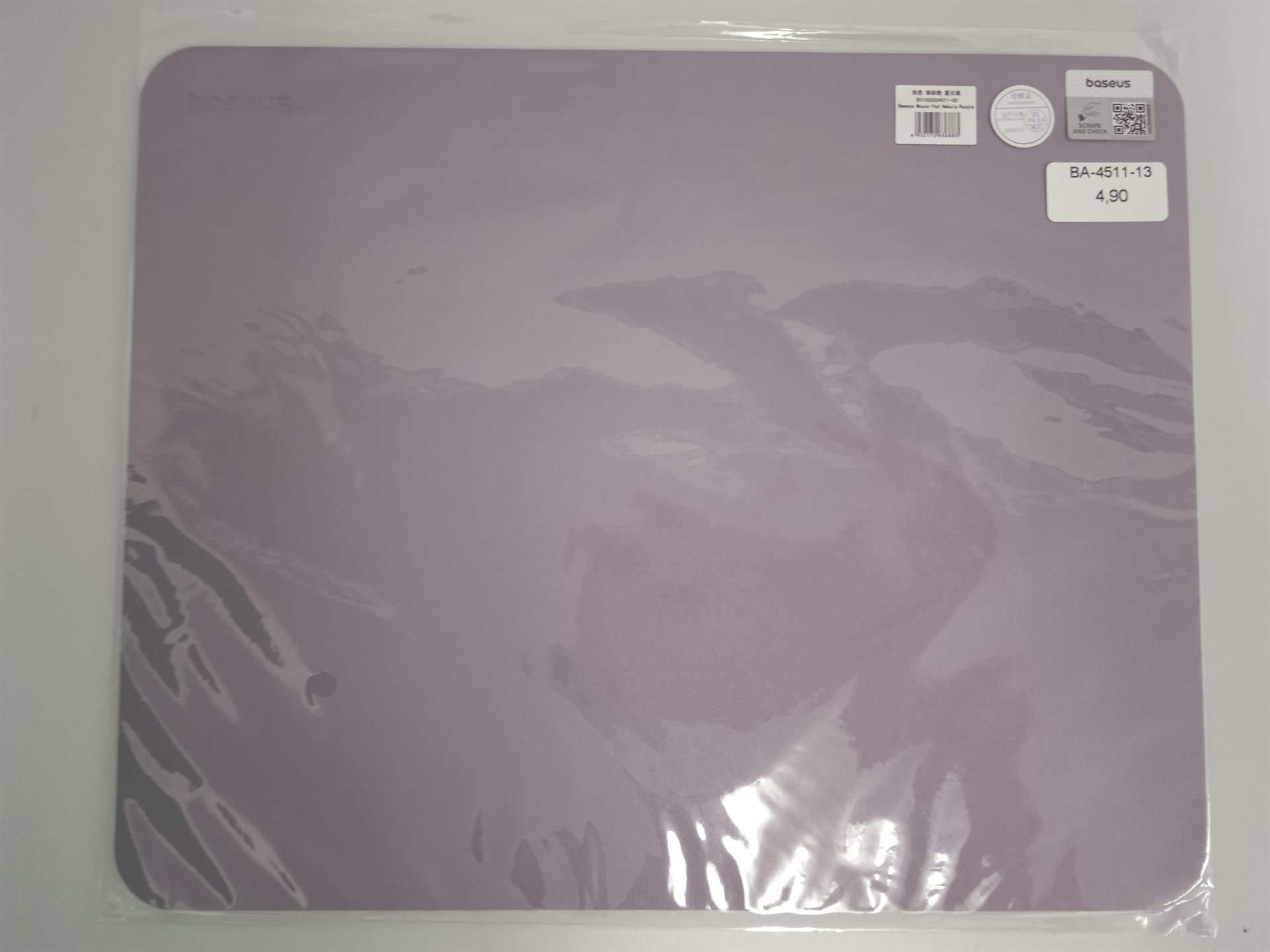 KF2315828 Baseus - Mouse Pad (B01055504511-00) - for Office, Gaming, Home, from PU Leather - Nebula Purple