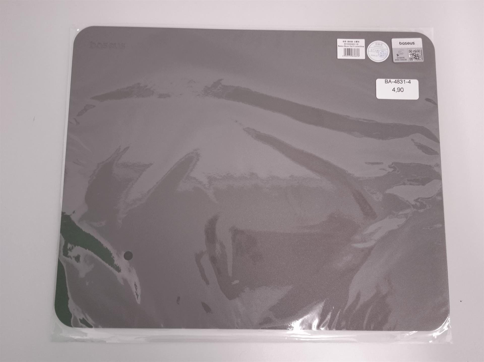 KF2316004 Baseus - Mouse Pad (B01055504831-00) - for Office, Gaming, Home, from PU Leather - Frosted Gray