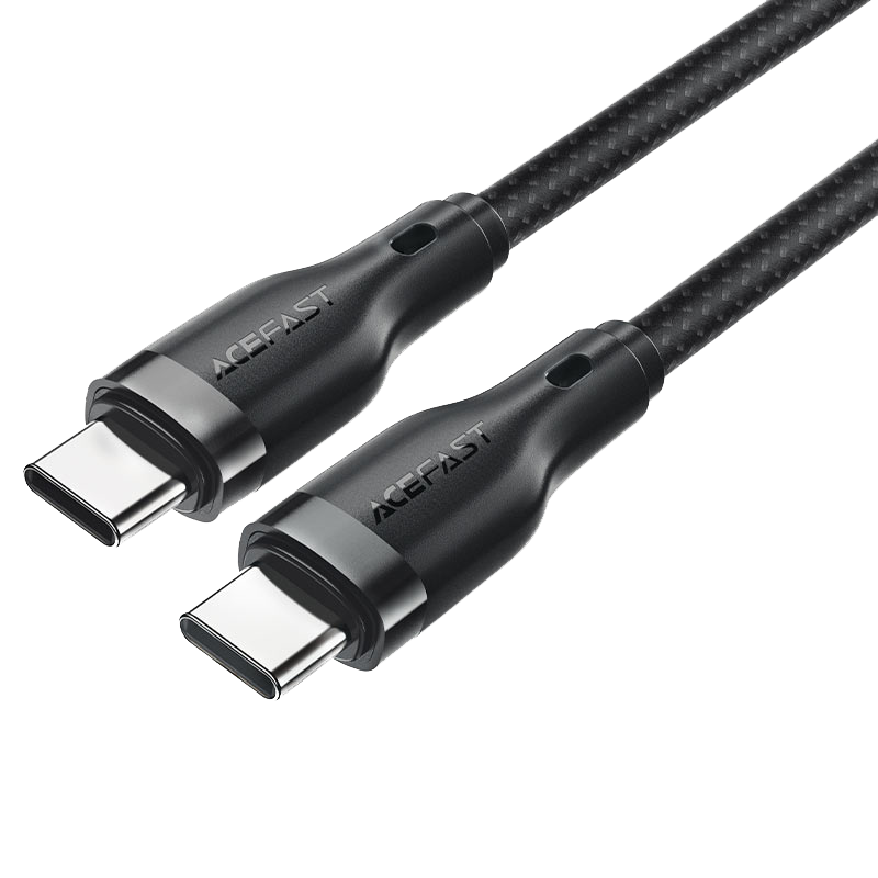 C8-03 USB-C To USB-C Charging Data Cable Black