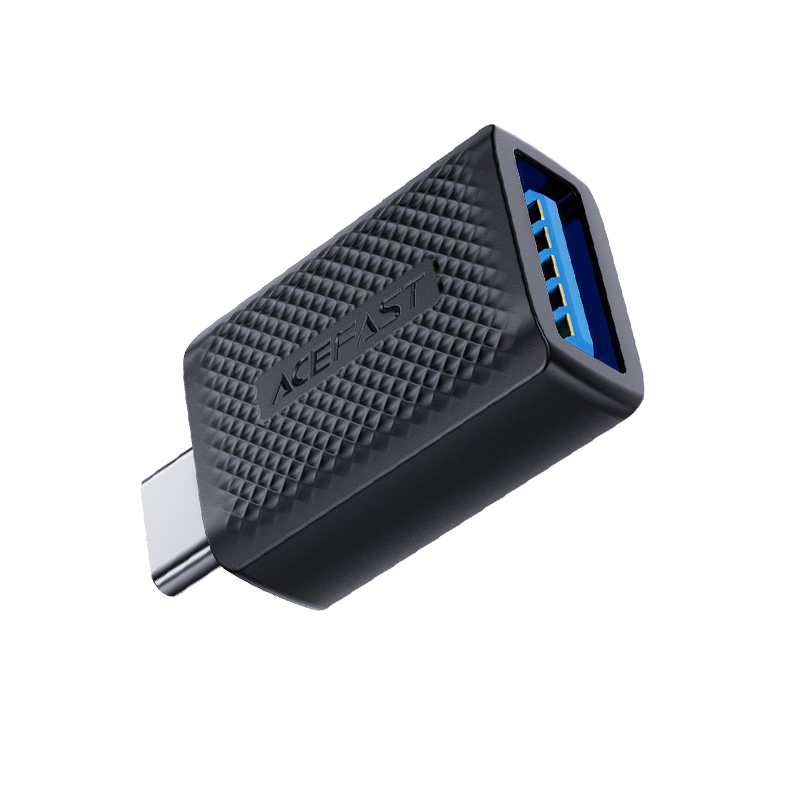 J1 USB-A to USB-C Adapter Black
