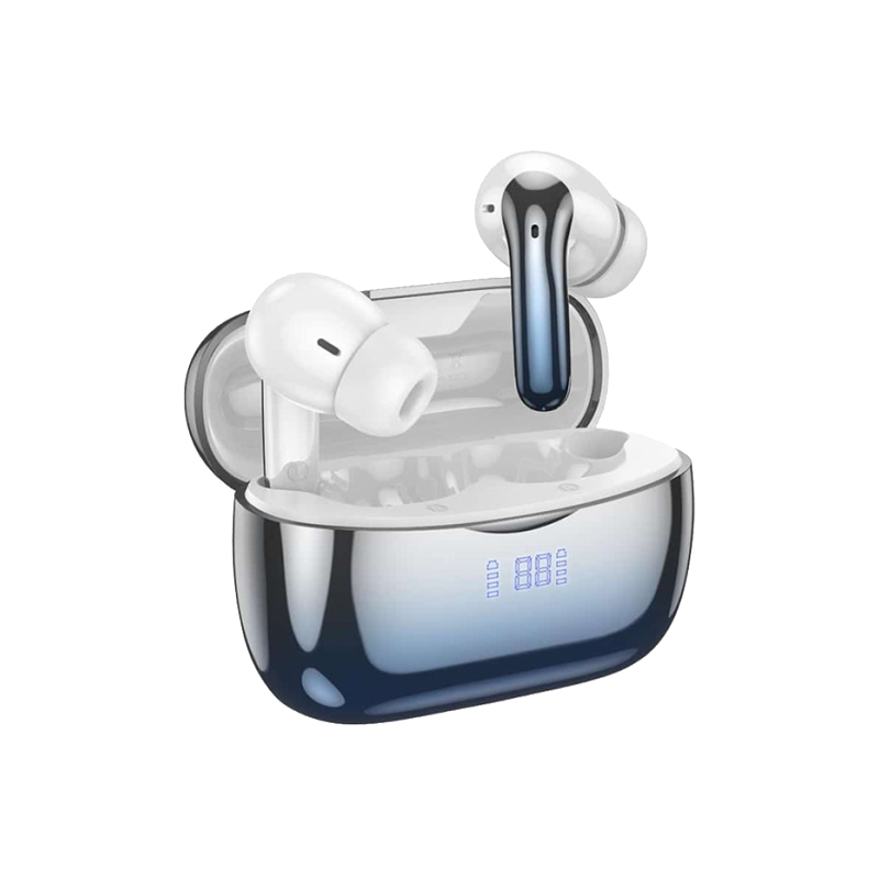Hoco EQ16 wireless earphones bluetooth TWS ANC+ENC blue glaze