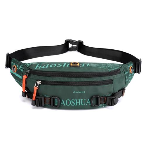 Outdoor Men Waist Bag for Sports Dark Green