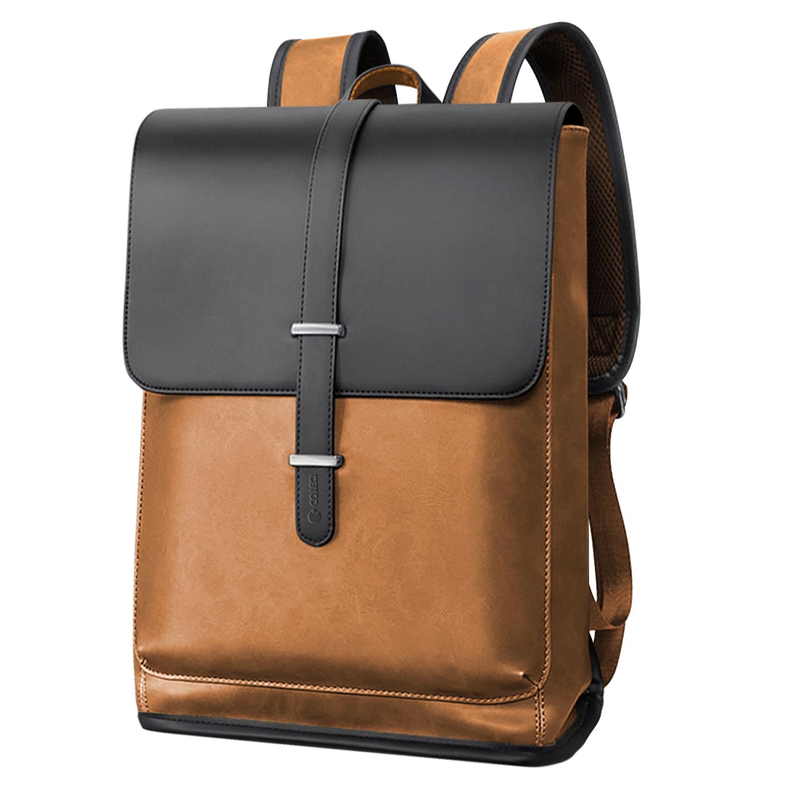  COTECi Elegant Series Two-Color Backpack Dark Brown