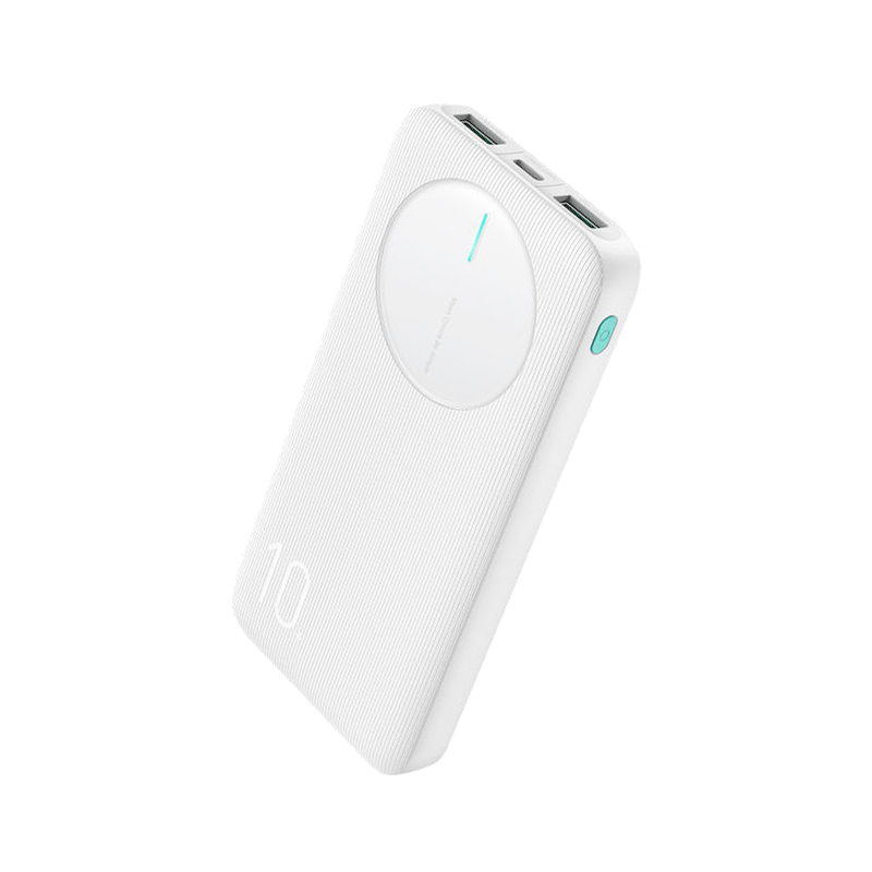 2.1A power bank 10000mAh, White Color