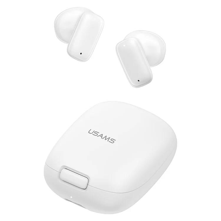 Usams ID25 Wireless Earbuds Bluetooth 5.3 Headphone Semi in Ear - White