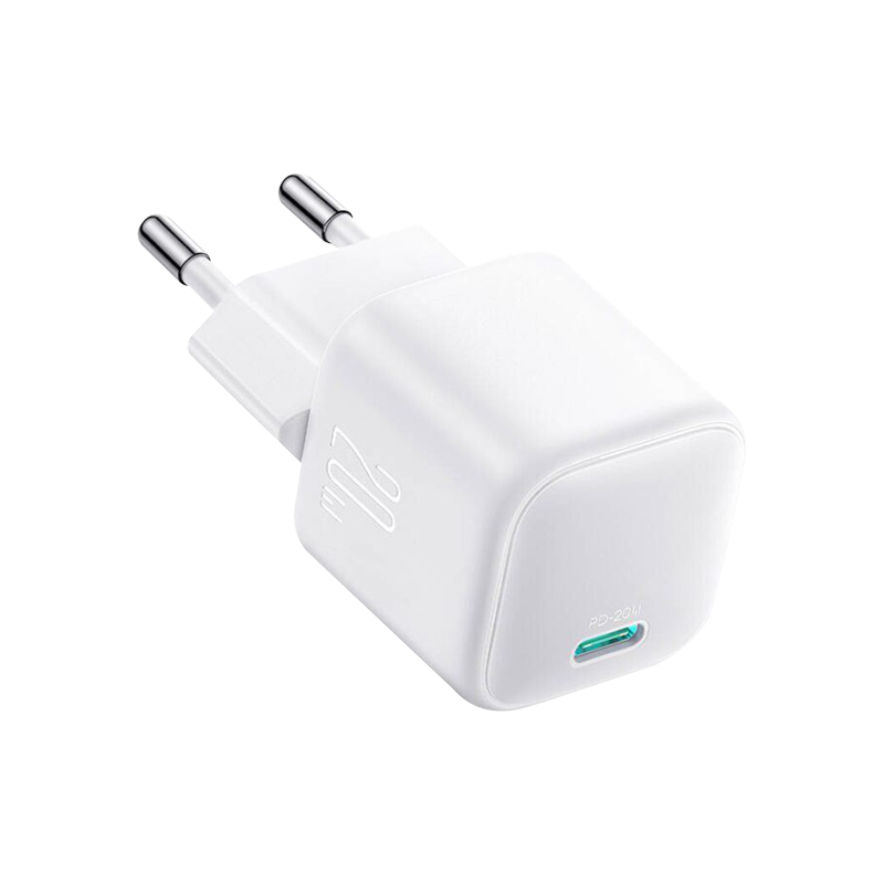 GaN PD20W mini Charger-White (EU), White Color