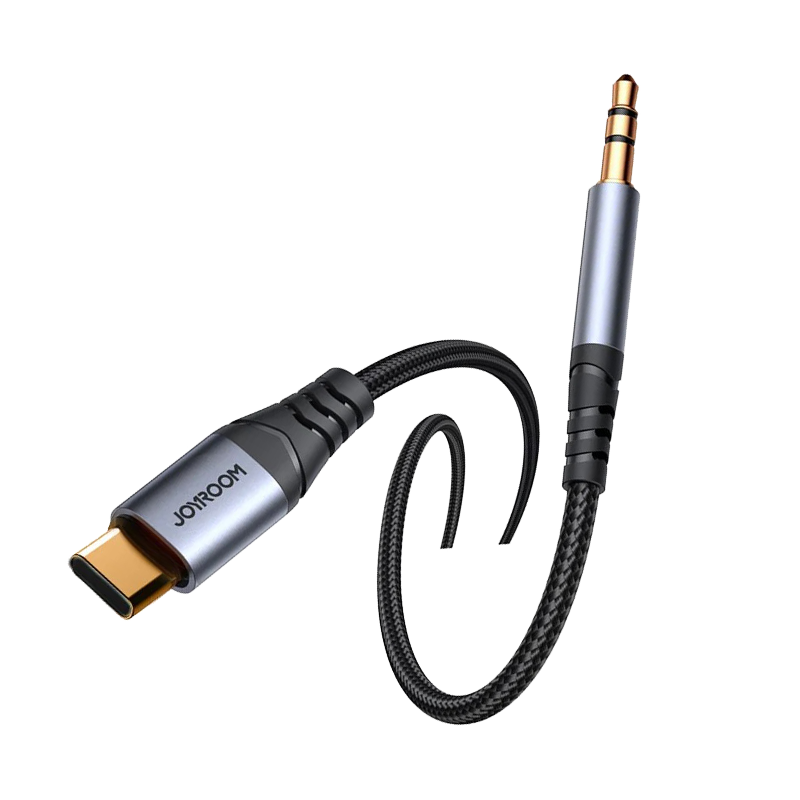 AUX Audio Cable (Type-C to 3.5mm) 1.2m,Black Color
