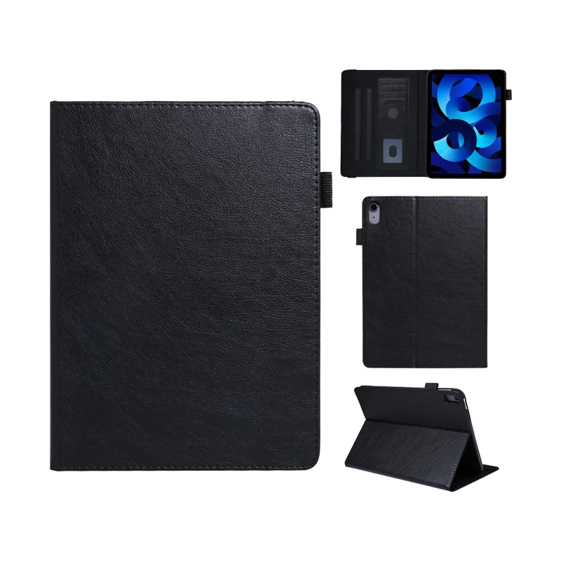 Tablet Flip Cover Case with Pens Holder For iPad 10.9 Black